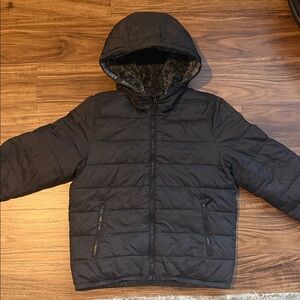 Abercrombie Kids  Black Puffer Jacket size 13/14
